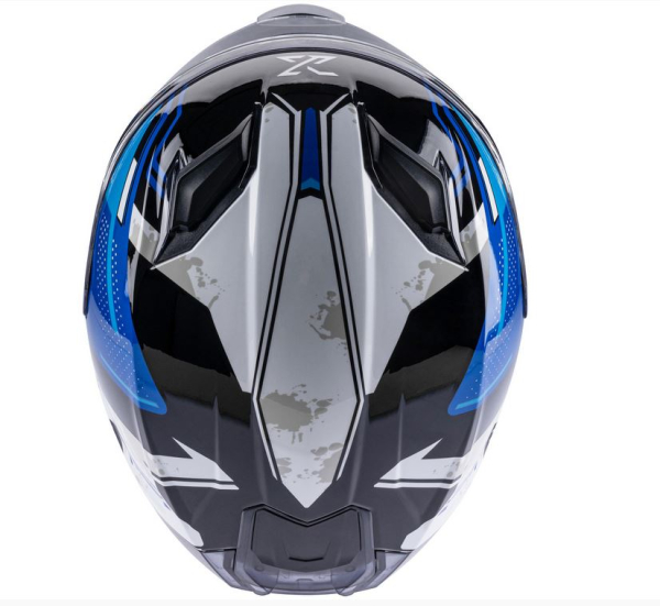 Integralhelm "Stinger R1" - SPEC-X - blau/schwarz/weiß